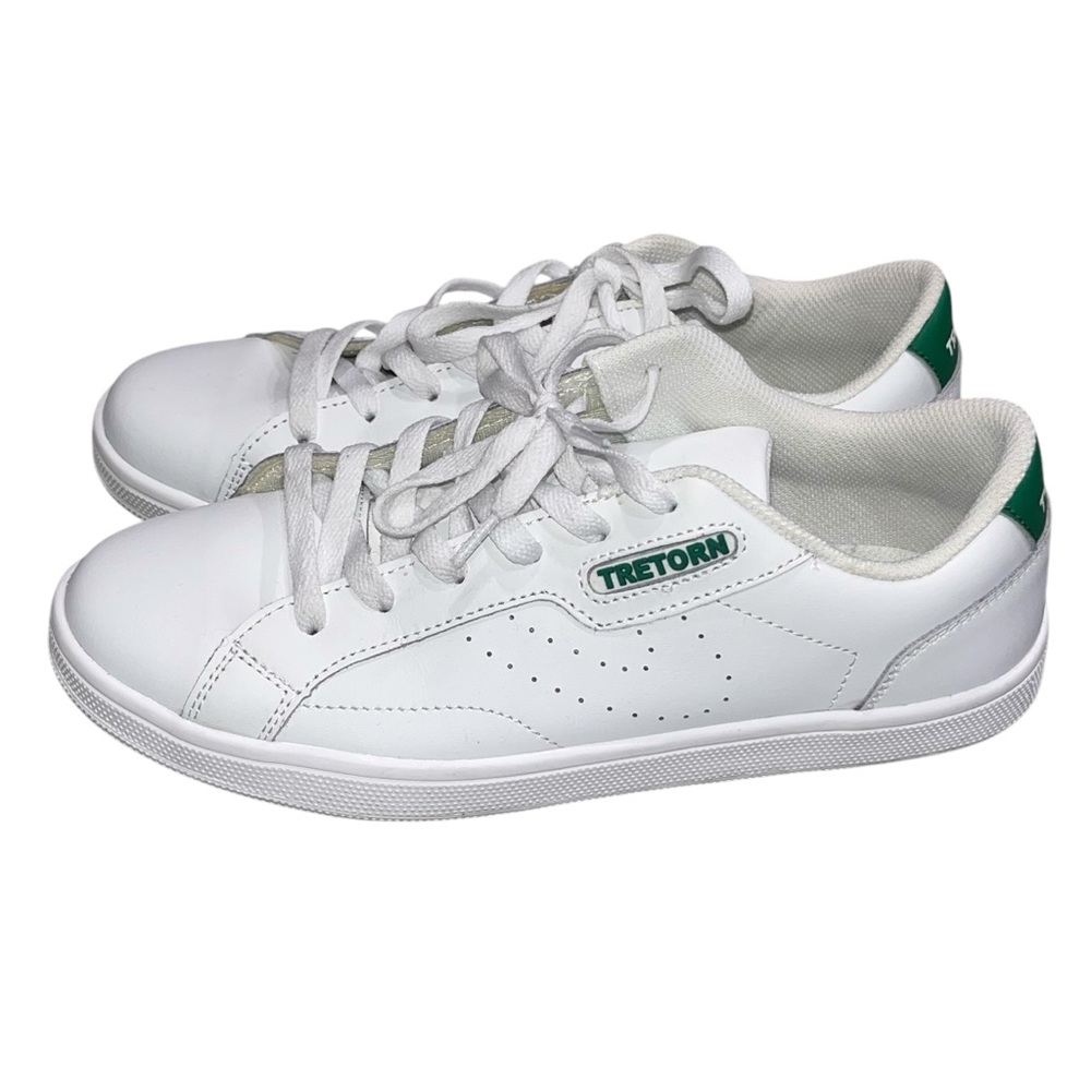 Tretorn Center Court White Leather Lace Up Sneakers Women’s size 10